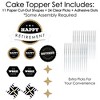 Big Dot of Happiness Happy Retirement - Retirement Party Cake Decorating Kit - Happy Retirement Cake Topper Set - 11 Pieces - 3 of 4