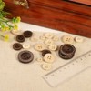 Unique Bargains Wooden DIY Craft Clothing 4 Holes Sewing Buttons 100 Pcs - 4 of 4