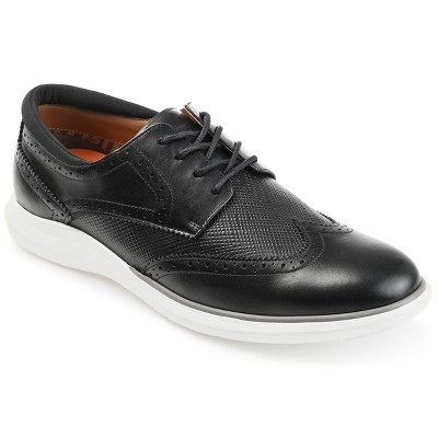 Thomas & Vine Savage Embossed Wingtip Derby Black 11 : Target