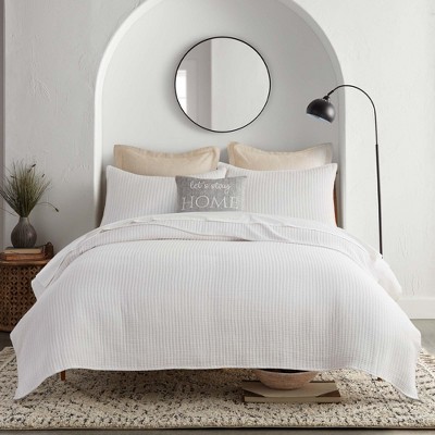 Caden Cotton Gauze Coverlet/Quilt - Levtex Home