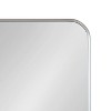 Kate and Laurel Zayda Radius Rectangle Framed Wall Mirror, 24x36, Silver - 2 of 4