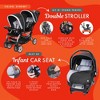 Baby Trend Sit N Stand Travel Double Baby Stroller and Car Seat Combo - 2 of 4