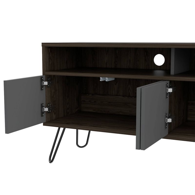 Aster Console TV Stand for TVs up to 55&#34; Brown - RST Brands, 5 of 9