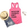 Simply Sage Market Vacation Calories Don't Count Racerback Tank - 4 of 4