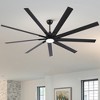 YUHAO 84 in. Indoor Industrial Aluminum Blades Reversible DC Motor Ceiling Fan with Light and Remote Control - 2 of 4