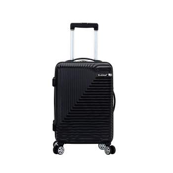 Rockland Star Trail Hardside Spinner Carry On Suitcase - Black