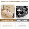 4 Drawer Dresser For Bedroom, Modern Chest of Drawers with Metal Handles, Wooden Closet Storage Chest For Living Room Hallway Entryway - 4 of 4