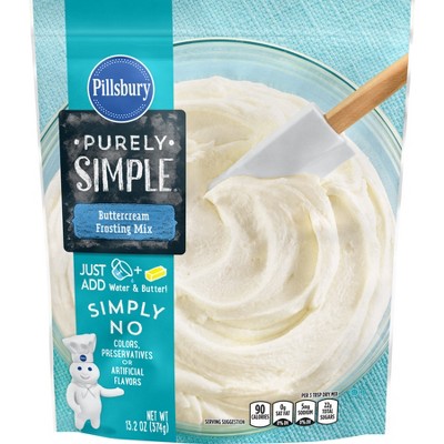 Pillsbury Purely Simply Buttercream Frosting Mix - 13.2oz