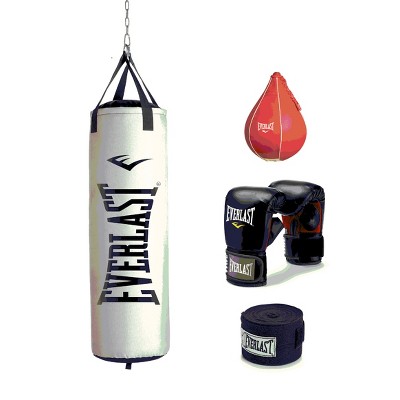 Everlast 70 LB Nevatear Heavy Bag Boxing Kit with 14 oz Pro-Style Gloves and 120 inch Hand Wraps