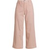 Lands' End Women's Printed Twill High Rise 5 Pocket Wide Leg Crop Pants - 3 of 3