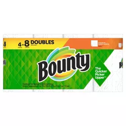 Bounty Full Sheet Paper Towels - 4 Double Rolls