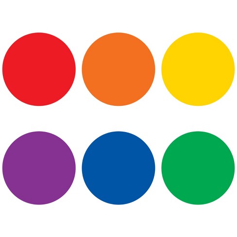 Teacher Created Resources Spot On Colorful Circles Carpet Markers, 7 :  Target