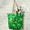 The Lakeside Collection St Patricks Day Totes Gnomes Clovers 17.5"W x 4.5"D x 15.5"H - 4 of 4