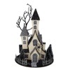 SEVOBAL Party Decorations and Accessories Cardboard Haunted House Whimsical Design for Halloween Tabletop Decor, Beige Black, 7"*8.3"*13.5" - 3 of 4