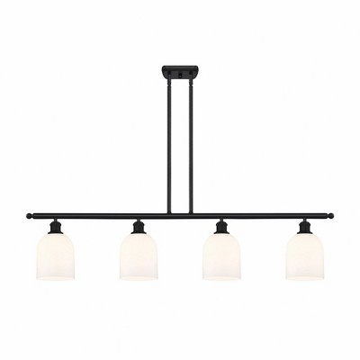 Innovations Lighting Bella 4 - Light Island Pendant Light in  Matte Black