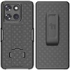 Nakedcellphone Combo for Motorola Moto G Stylus 5G 2025 Phone - Slim Case and Belt Clip Holster - Black - 2 of 4