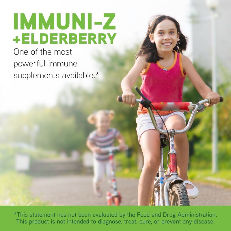 Little DaVinci Immuni-z + Elderberry - Kids Zinc Lozenge to Support Immune Health, Healthy Lungs and Throat Tissue* - Lemon Flavor - 60 Lozenges, 3 of 7