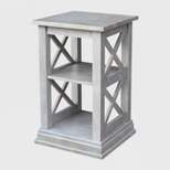 Hampton Accent Table with Shelves - International Concepts