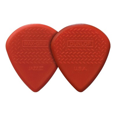 Dunlop Nylon Max Grip Jazz III Guitar Picks 6-Pack 1.38 mm