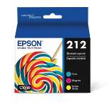 Epson 212 C/M/Y 3pk Ink Cartridges - Cyan Magenta Yellow (T212520-CP)
