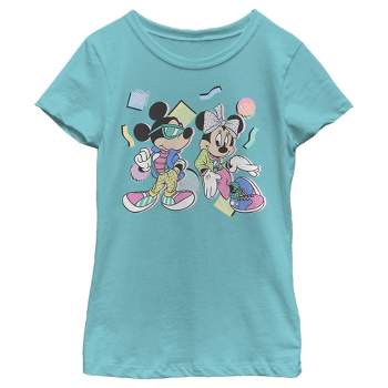 Girl's Disney '80s Mickey and Minnie T-Shirt