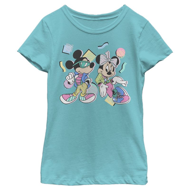 Girl's Disney '80s Mickey and Minnie T-Shirt, 1 of 5