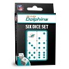 MasterPieces Officially Licensed NFL Miami Dolphins - 6 Piece D6 Gaming Dice Set Ages 6 and Up - 2 of 4