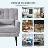NicBex Modern Chenille Button-Tufted Accent Chairs for Living Room,Comfy Upholstered Arm Chairs,Soft Padded Lounge Chair - 4 of 4