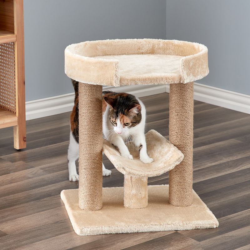 Two by Two Providence - Beige Scratching Post Cat Furniture - 21.1 in. Tall, 2 of 14