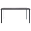 vidaXL Patio Dining Table Anthracite 59.1 in.x35.4 in.x29.1 in. Steel - 2 of 4