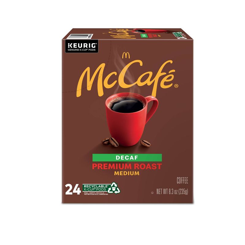 24ct McCafe Premium Roast Decaf Keurig K-Cup Coffee Pods Decaffeinated Medium Roast, 6 of 13