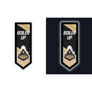 Evergreen Ultra-Thin Glazelight LED Wall Decor, Pennant, Purdue University- 9 x 23 Inches Made In USA - 1 of 4