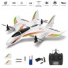 Topteng Remote Control Airplane, 2.4GHz Brushless RC Flight with LED - 2 of 4
