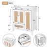 30 in. W x 18 in. D x 33 in. H Freestanding Bath Vanity in White without Sink - 2 of 4
