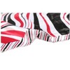 Allegra K Women's Soft Square Neck Scarves Multi Pattern Neckerchief Red White Stripes 19.6"x19.6" - 3 of 4