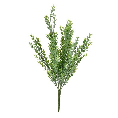 Vickerman 21" Artificial UV Coated Green Mini Locust Bush.