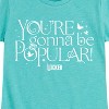 Girls' - Wicked - You're Gonna Be Popular Fitted Short Sleeve Graphic T-Shirt - 2 of 4