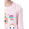 Cry Babies Magic Tears Girls' Child Characters Show Unicorn Sleep Pajama Set Pink - 3 of 4