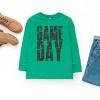 Game Day Block Distressed - Youth Long Sleeve Graphic T-Shirt - 3 of 4
