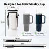 Paucax Carrier Bag with Phone Pocket for Stanley 40/43 oz - 2 of 4