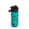 Zak Designs Antimicrobial 20oz Stainless Steel Double Wall Vacuum Beacon Bottle - 2 of 4