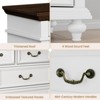 Farmhouse 9-Drawer Dresser, 47" Wide Rustic Wood Chest with Metal Handles, Vintage Storage Organizer for Bedroom or Living Room - 4 of 4