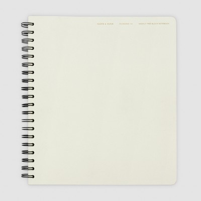 Cloth & Paper Time Block Notebook