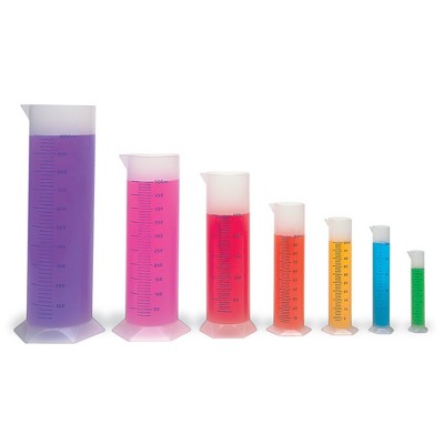Learning Resources Graduated Cylinder Set, Set of 7, Ages 3+