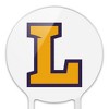 Lipscomb Primary Logo  Acrylic Cake Topper Party Decoration for Wedding Anniversary Birthday Graduation - 3 of 4
