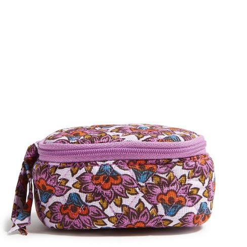 Vera Bradley Women s Outlet Cotton Mini Zip Case Scaevola Fan Target