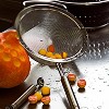 Rosle Stainless Steel Round Handle Coarse Mesh Kitchen Strainer, 7.9-inch - 3 of 3