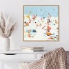 Amanti Art Summer Confetti III by Emma Scarvey Canvas Wall Art Print Framed 22 x 22-in. - 4 of 4