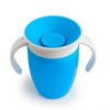 LunaLulinlk 360° Spoutless Trainer Sippy Cup, 7 oz, Blue, Unisex - 2 of 4