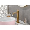 Vynxaria Bathroom Sink Faucet Single Hole Single Handle Bathroom Faucet Vanity Faucet Modern RV Faucet Deck Mount 1 Hole or 3 Holes - 4 of 4